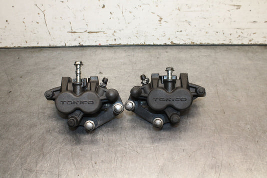 14-15 KAWASAKI NINJA 650 EX650F ABS RIGHT LEFT FRONT BRAKE CALIPER PAIR BB741 