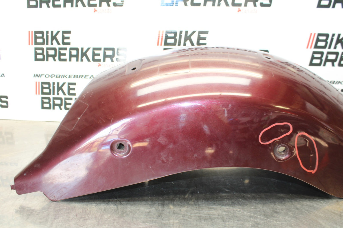 09 YAMAHA V STAR 950 REAR BACK WHEEL FENDER MUD GUARD BB172