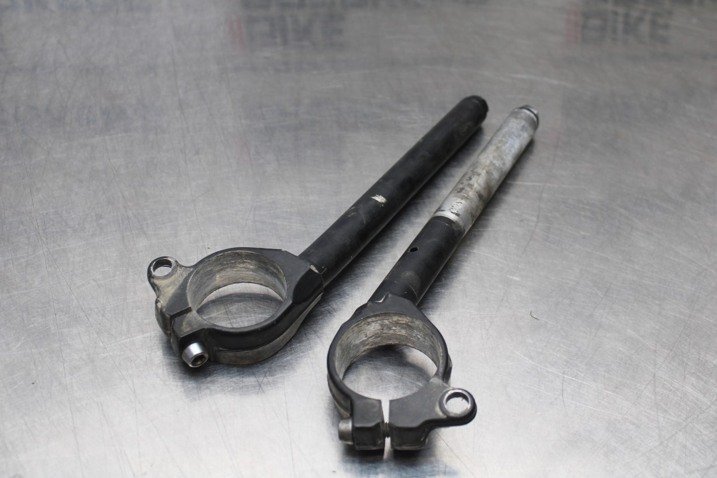 07-08 KAWASAKI NINJA ZX6R LEFT RIGHT CLIP ON ONS HANDLEBARS PAIR SET BB203