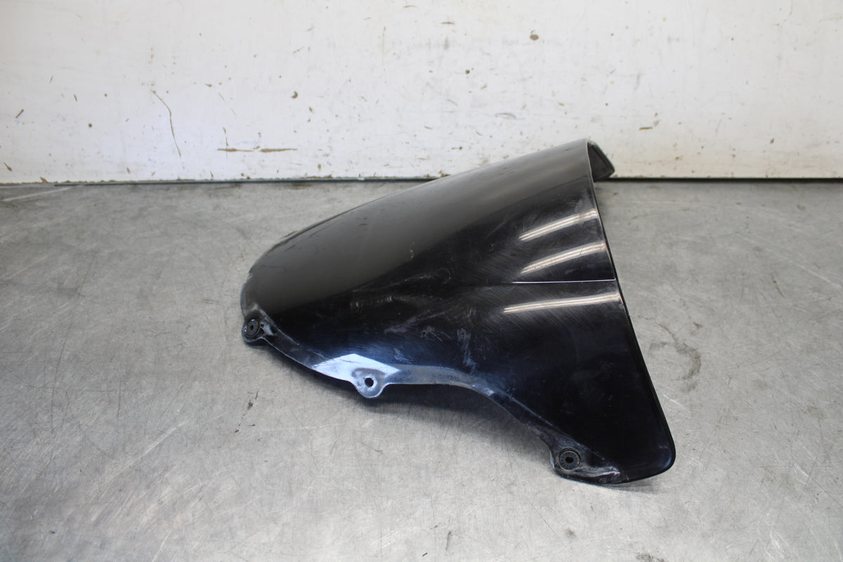 03-04 KAWASAKI NINJA ZX6RR AFTERMARKET BLACK FRONT WINDSHIELD WINDSCREEN BB684 