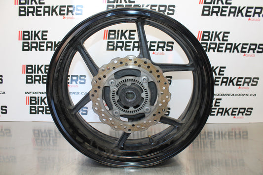 13-18 KAWASAKI NINJA ZX6R REAR WHEEL BACK RIM & ROTOR BB143