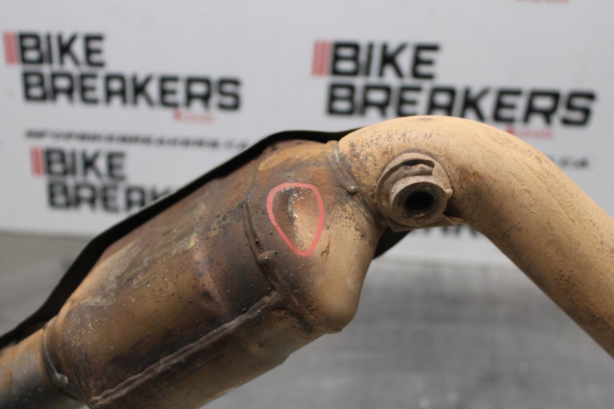 15 TRIUMPH TIGER 800 EXHAUST HEADER PIPES MANIFOLD BB873