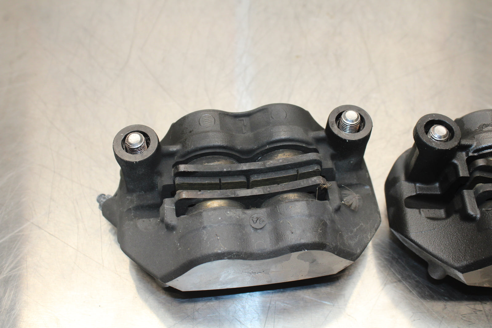 13-17 KAWASAKI NINJA ZX6R ZX636 ABS RIGHT LEFT FRONT BRAKE CALIPER SET BB143