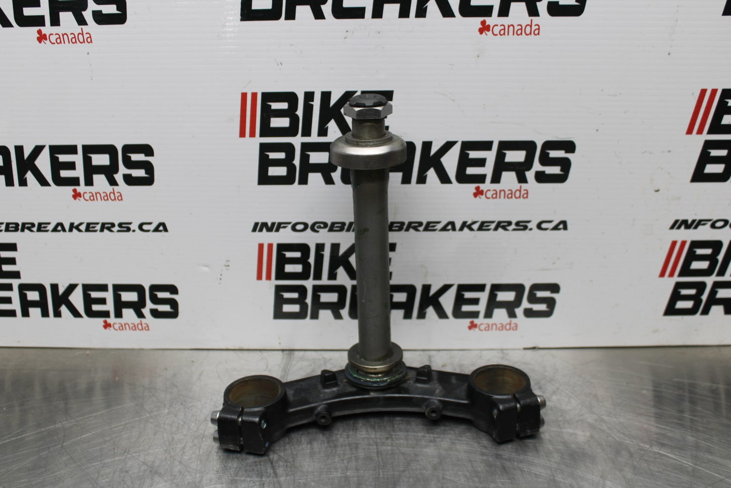 18-23 KAWASAKI NINJA 400 EX400 FRONT FORKS CLAMP LOWER TRIPLE TREE STEM BB177