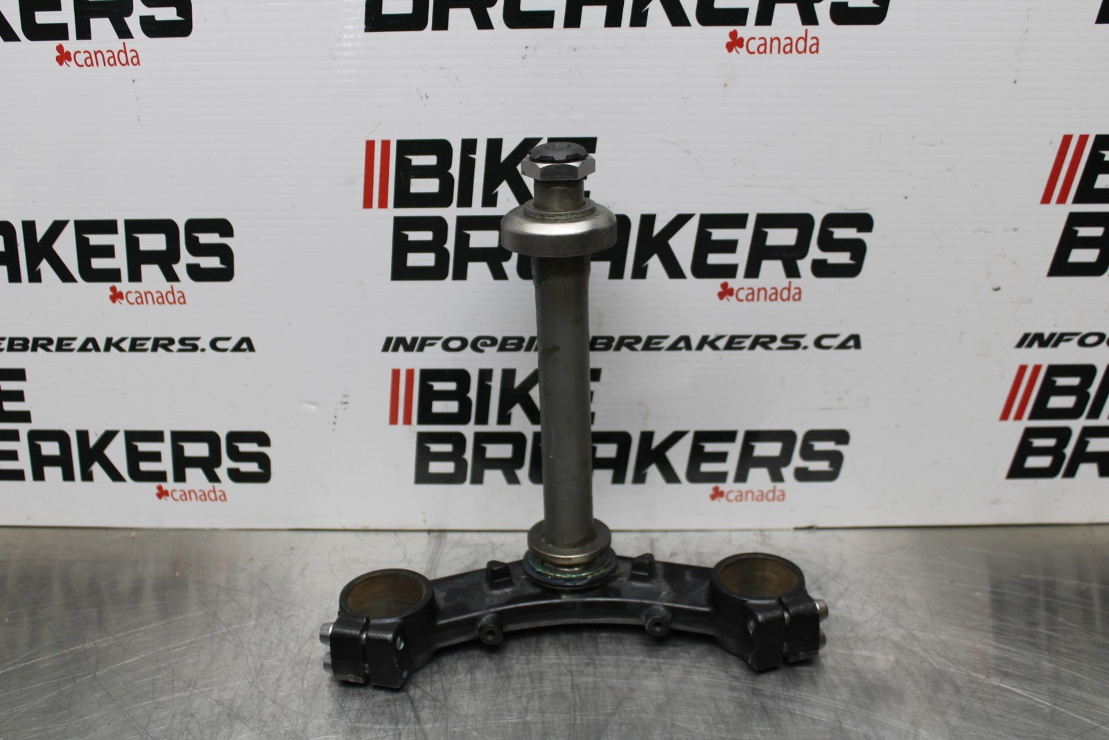 18-23 KAWASAKI NINJA 400 EX400 FRONT FORKS CLAMP LOWER TRIPLE TREE STEM BB177