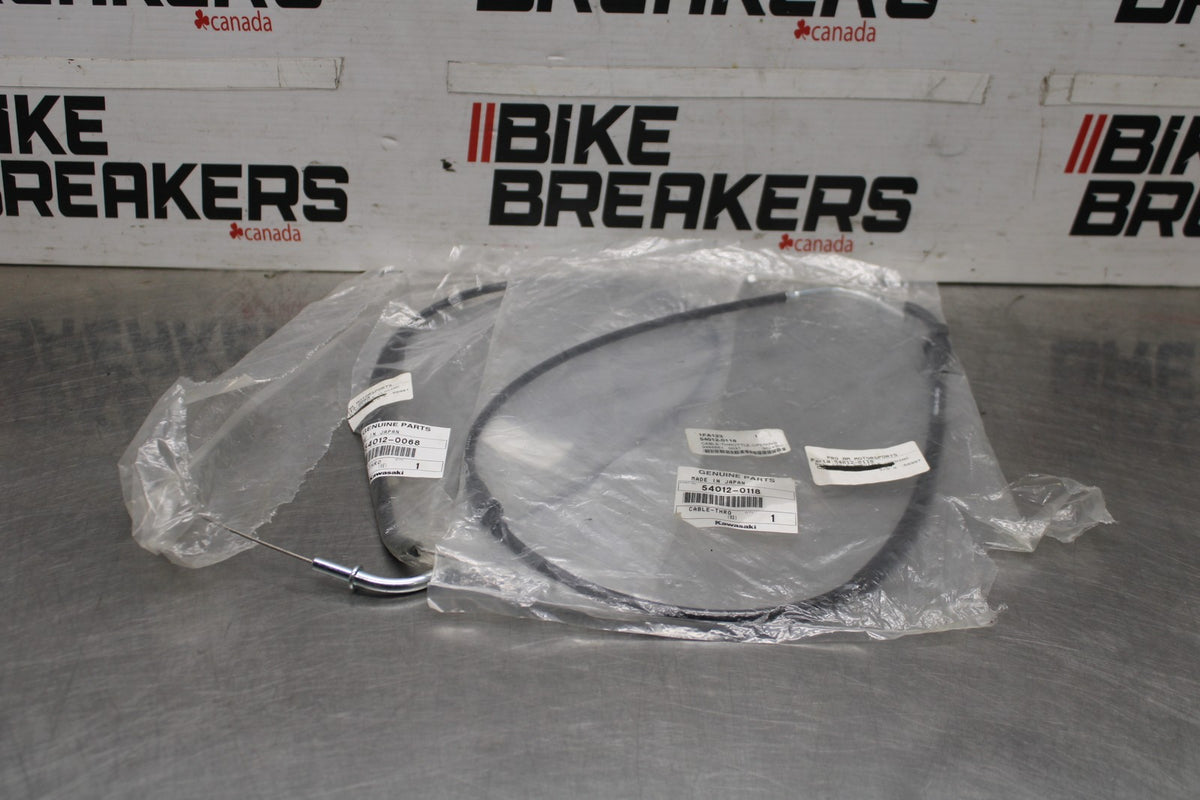 03-04 KAWASAKI Z1000 NEW THROTTLE CABLES LINE SET BB164