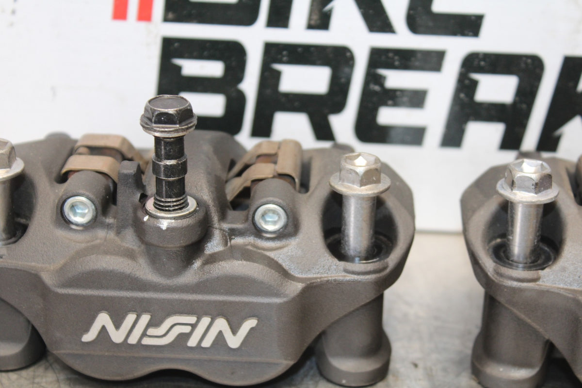21-23 KAWASAKI NINJA ZX6R RIGHT LEFT FRONT BRAKE CALIPER SET PAIR CALIPERS BB179