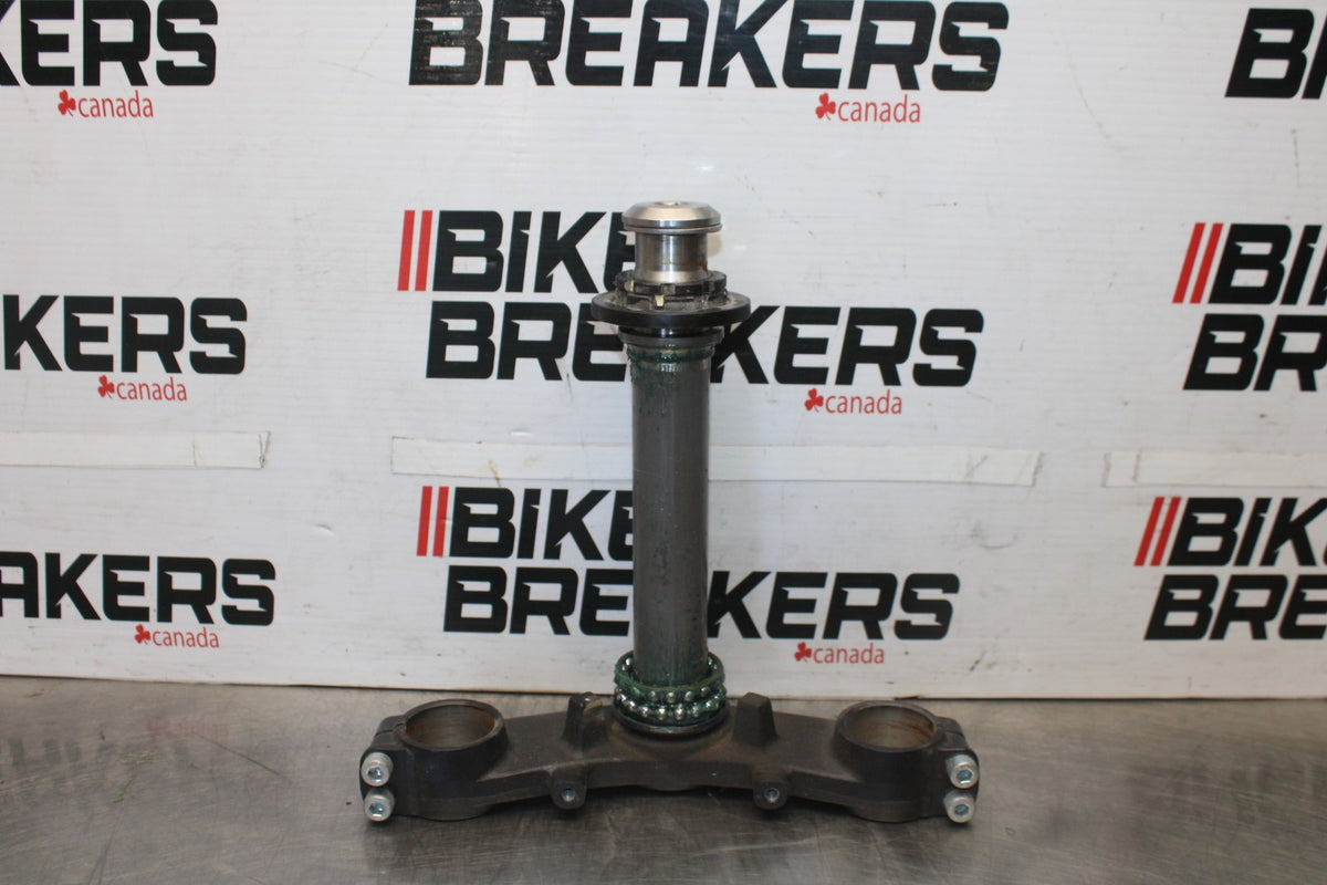 23 KAWASAKI NINJA 650 EX650 FRONT FORKS CLAMP LOWER TRIPLE TREE STEM BB920