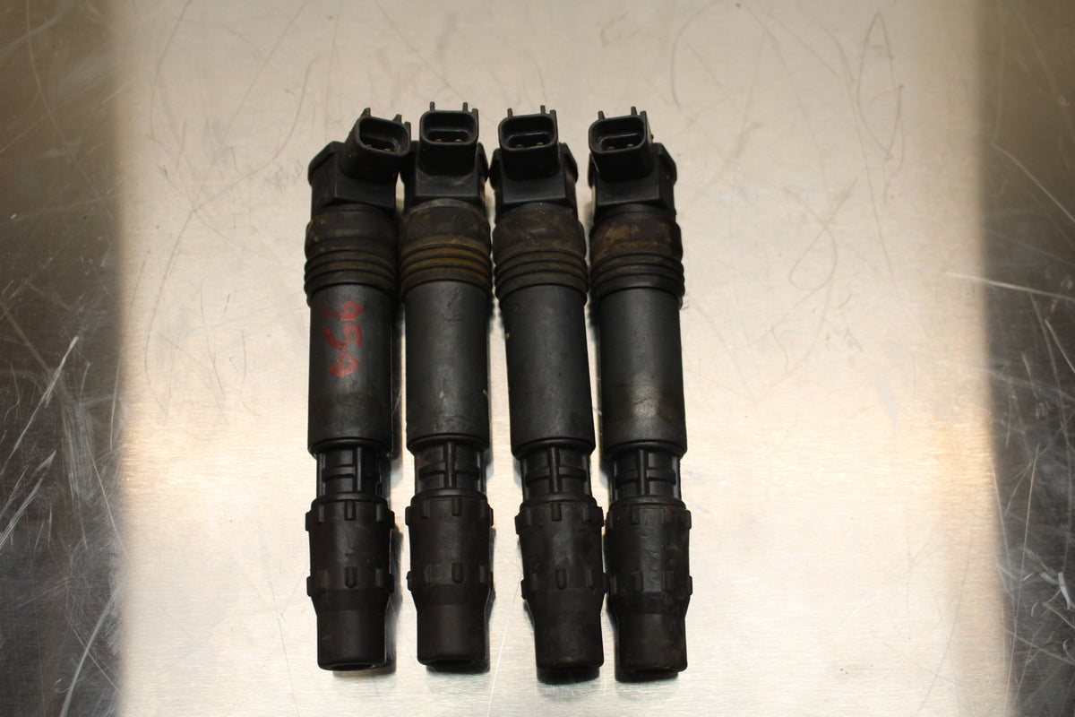 02-03 HONDA CBR900RR 954 IGNITION COILS COIL SPARK PLUG CAPS BB497