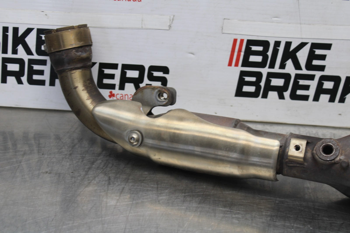 12 TRIUMPH STREET TRIPLE R EXHAUST HEADER PIPES MANIFOLD BB914
