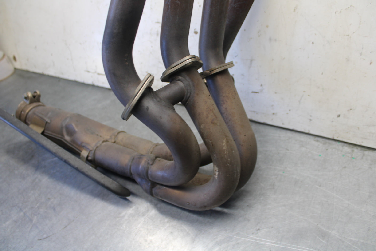 09-12 KAWASAKI NINJA ZX6R EXHAUST HEADER PIPES MANIFOLD BB698