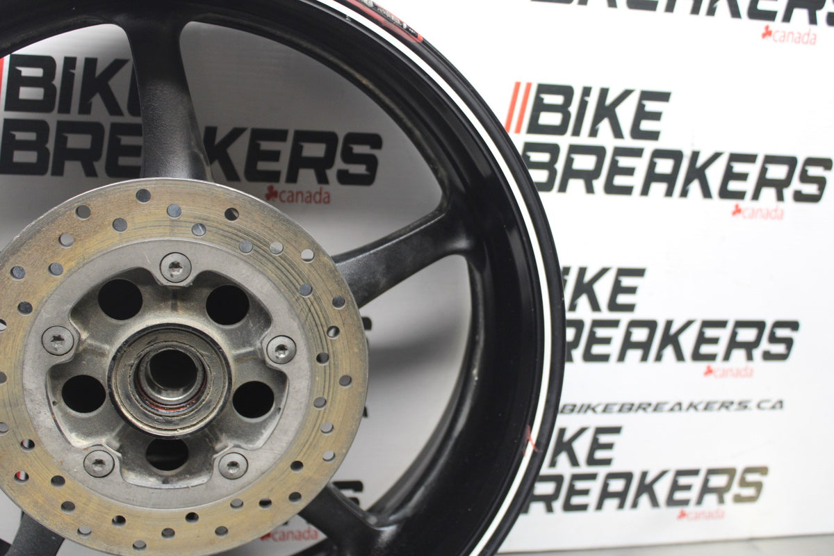 08-16 YAMAHA YZF R6 REAR WHEEL BACK RIM & ROTOR BB856