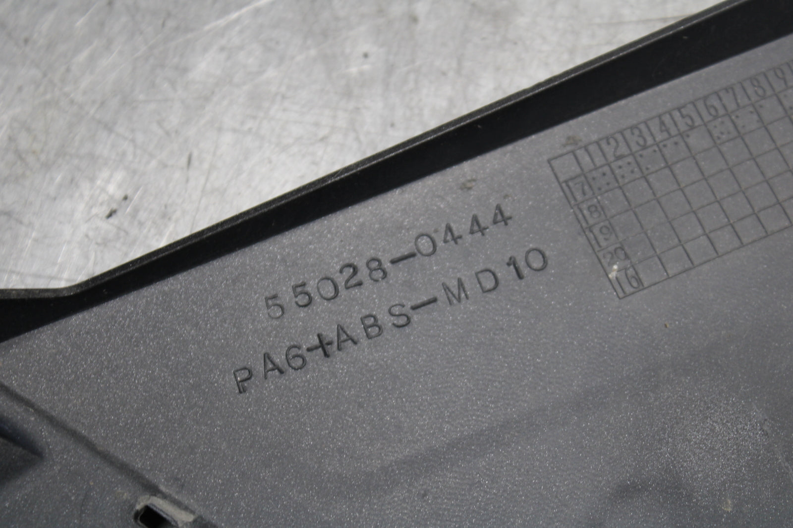 13-18 KAWASAKI NINJA ZX6R LEFT LOWER MID UPPER SIDE FAIRING COWL BB666