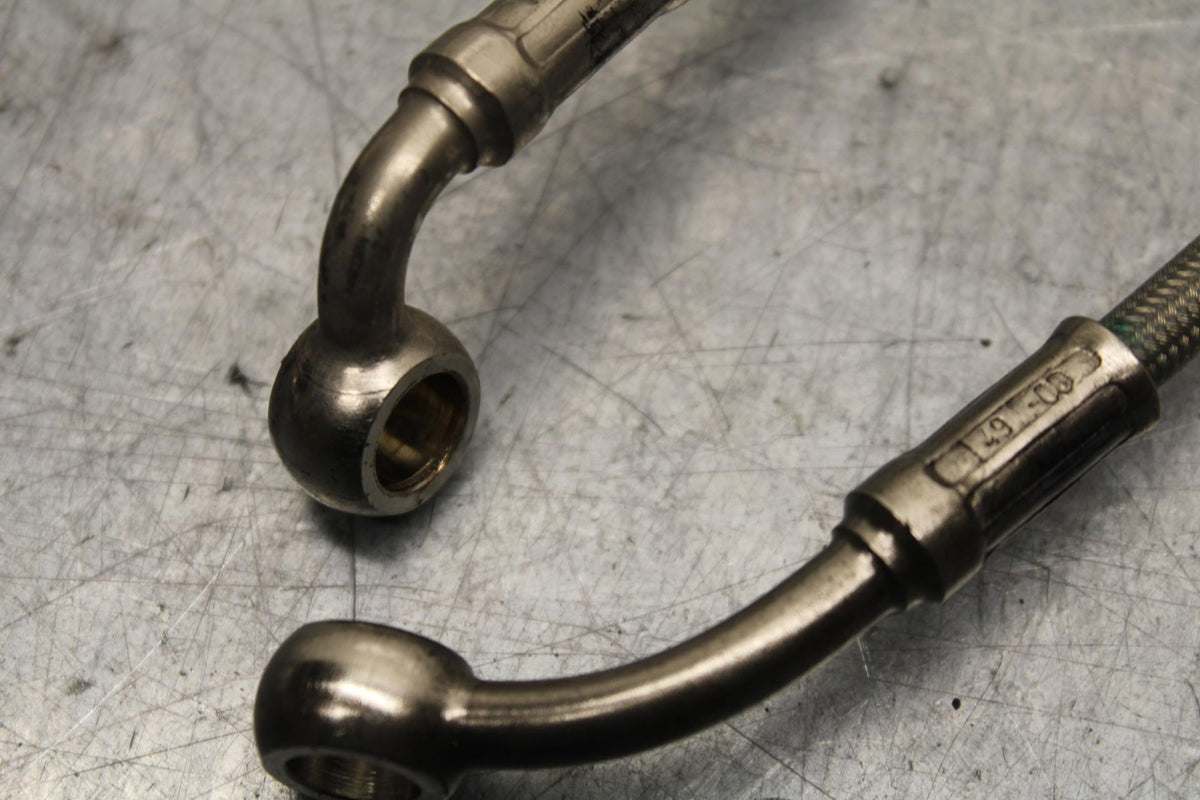 2009 Triumph Daytona 675 FRONT BRAKE CALIPER HOSES LINES BB584