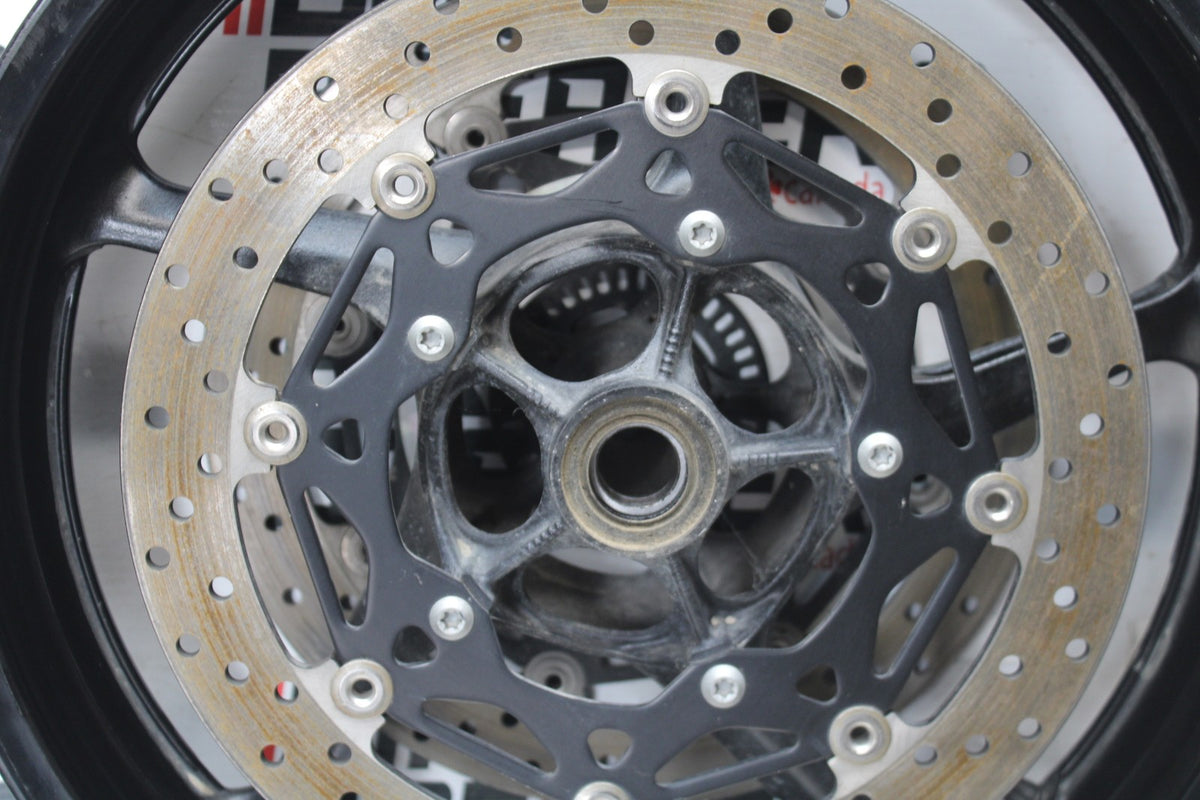 17 YAMAHA YZF R6 FRONT WHEEL FRONT RIM & ROTORS BB922