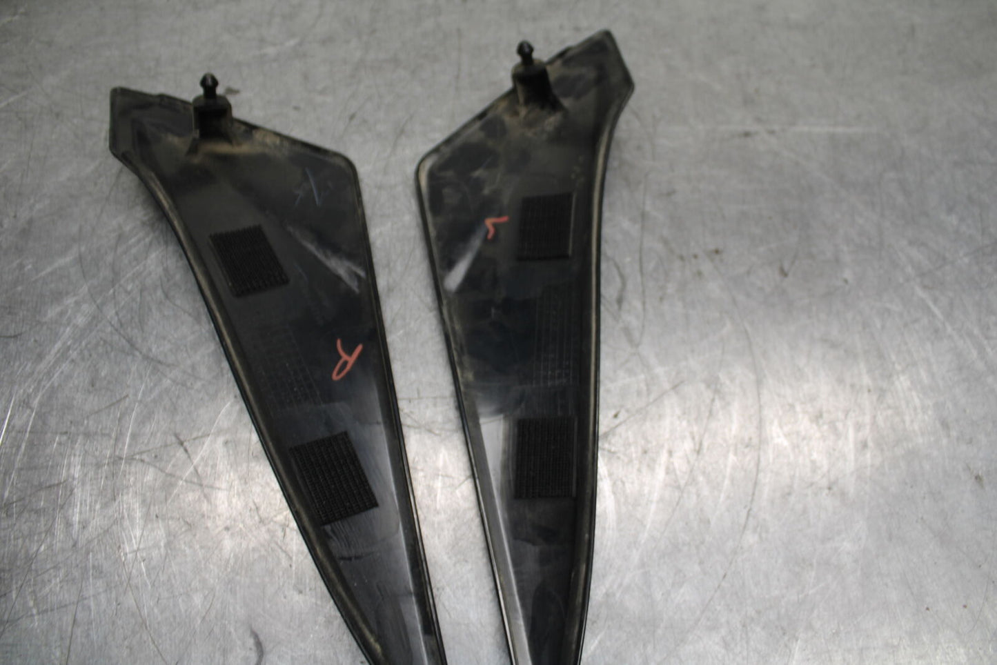 13 SUZUKI GSXR750 RIGHT LEFT GAS FUEL TANK PANELS COVERS TRIM SET COWLS BB110
