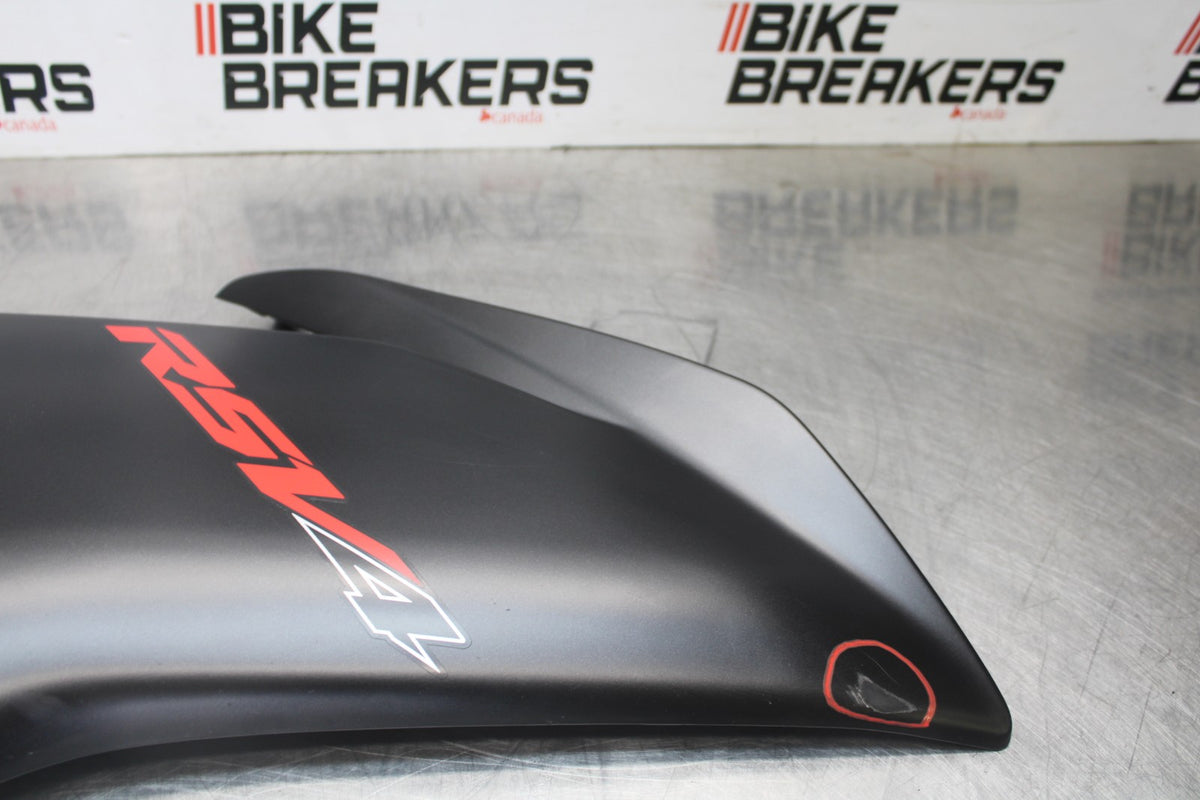15 APRILIA RSV4 FACTORY APRC ABS RIGHT MID UPPER SIDE FAIRING COWL PLASTIC BB901