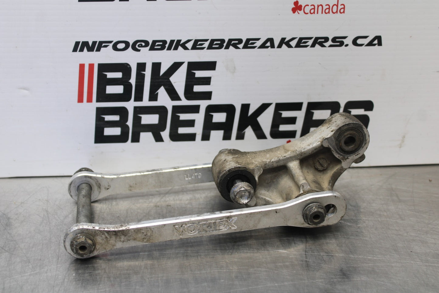 07-08 KAWASAKI NINJA ZX6R VORTEX REAR DOGBONE SHOCK LINKAGE LINK BB203