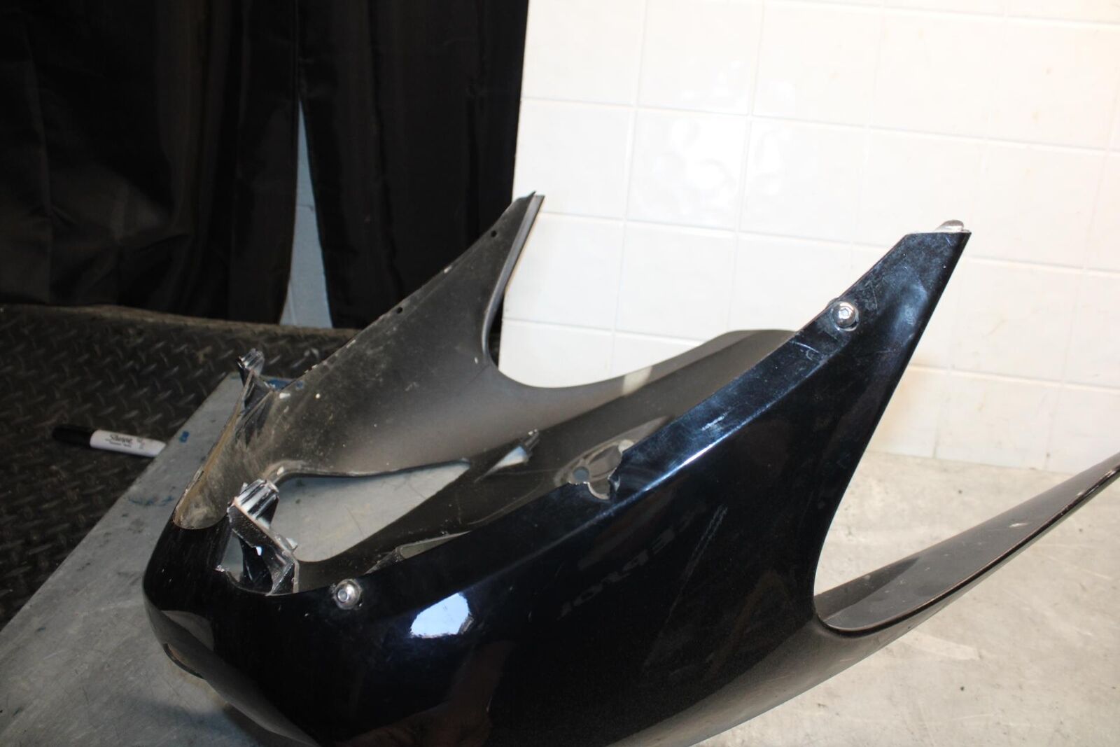 06-07 KAWASAKI NINJA ZX14R AFTERMARKET FRONT UPPER NOSE FAIRING COWL TANK BB433