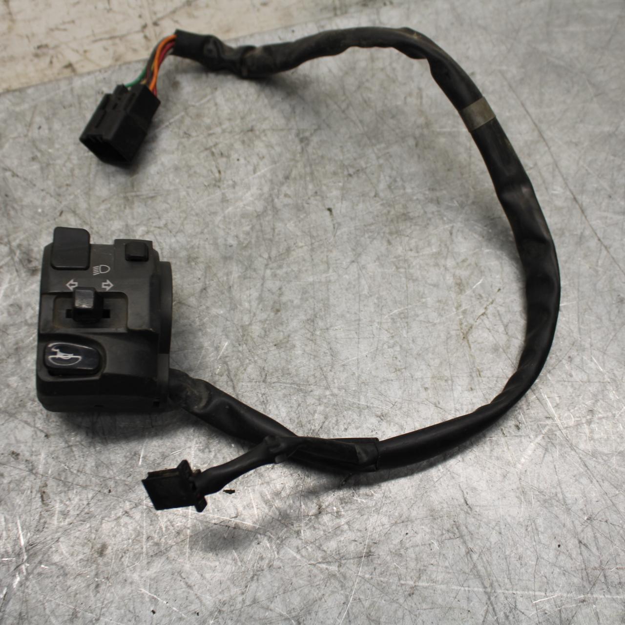 2009 Kawasaki Ninja ZX6R ZX600R LEFT CLIP ON HANDLE HORN SIGNALS SWITCH BB538