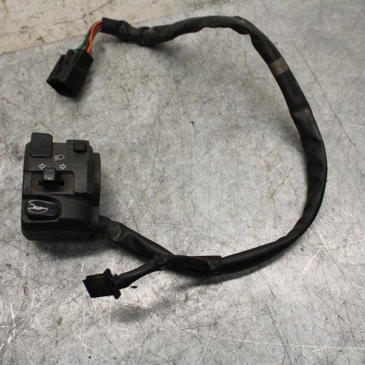 2009 Kawasaki Ninja ZX6R ZX600R LEFT CLIP ON HANDLE HORN SIGNALS SWITCH BB538