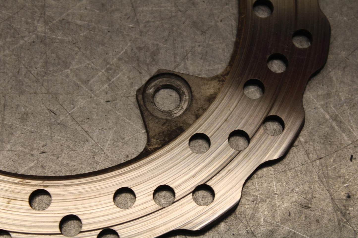 09-12 KAWASAKI NINJA ZX6R REAR ROTOR BACK BRAKE DISC 41080-0040 BB640