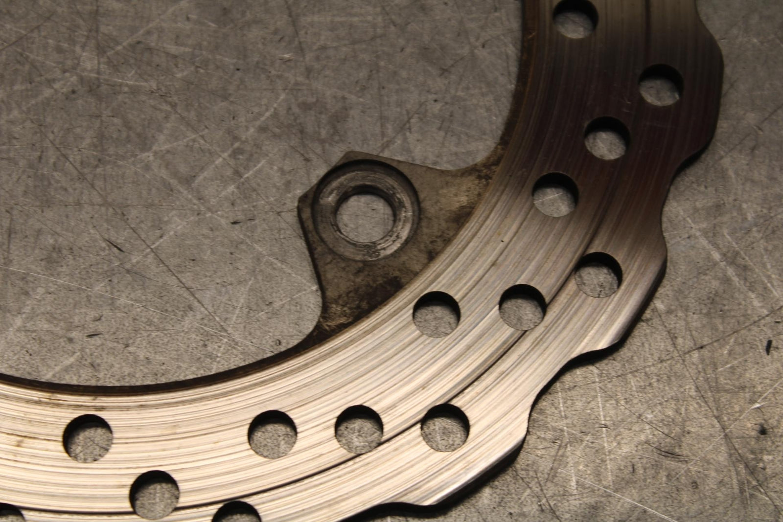 09-12 KAWASAKI NINJA ZX6R REAR ROTOR BACK BRAKE DISC 41080-0040 BB640