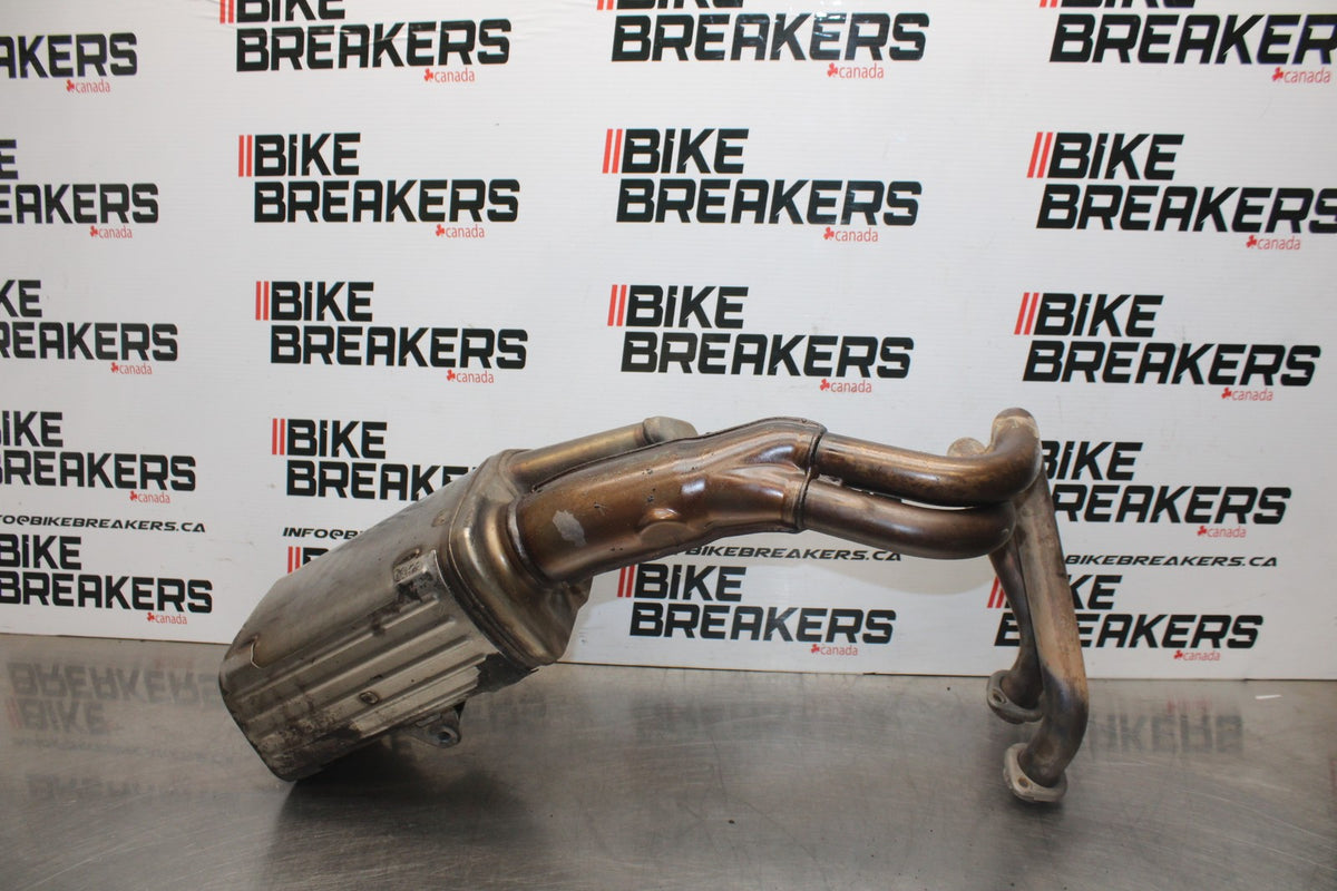 12-16 KAWASAKI NINJA 650 EX650F ABS FULL EXHAUST SYSTEM PIPE MUFFLER  BB860