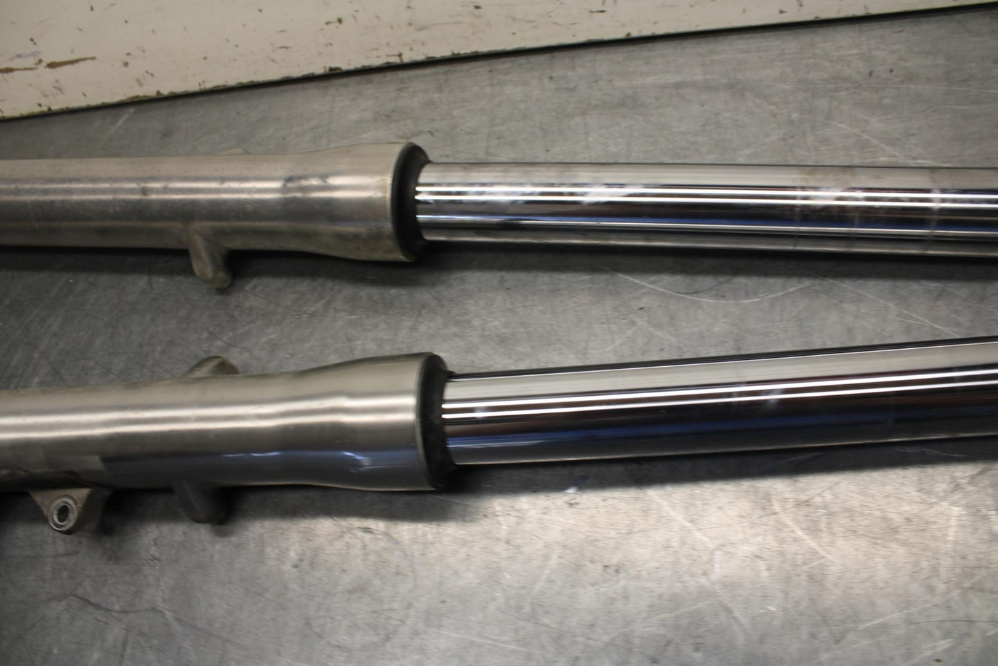 01-02 HONDA SHADOW SPIRIT 750 FRONT FORKS SHOCK SUSPENSION SET PAIR BB632