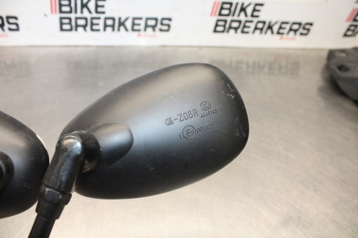 19 BMW F750GS REAR VIEW MIRROR SET PAIR MIRRORS BB938