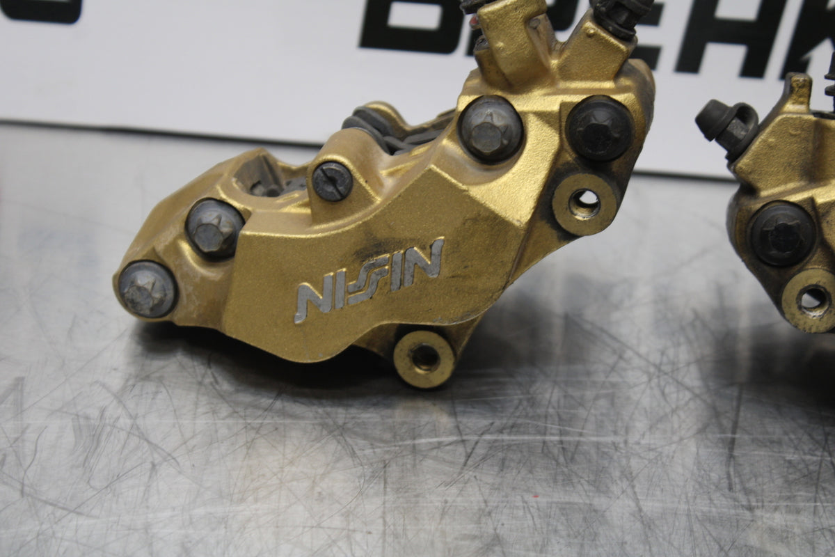98-05 HONDA SUPER HAWK 1000 VTR1000F RIGHT LEFT FRONT BRAKE CALIPER SET BB152