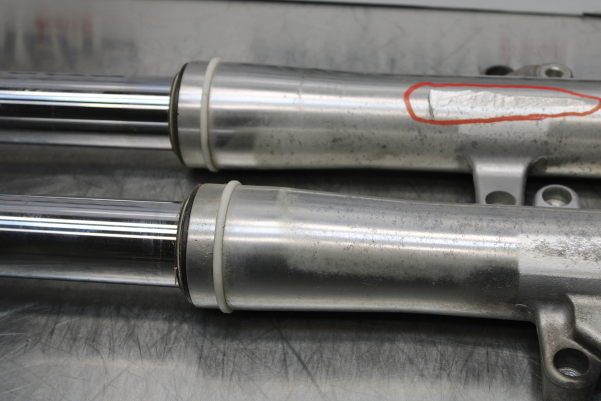 04 YAMAHA ROAD STAR XV1700A FRONT FORKS SHOCK SUSPENSION SET PAIR BB155