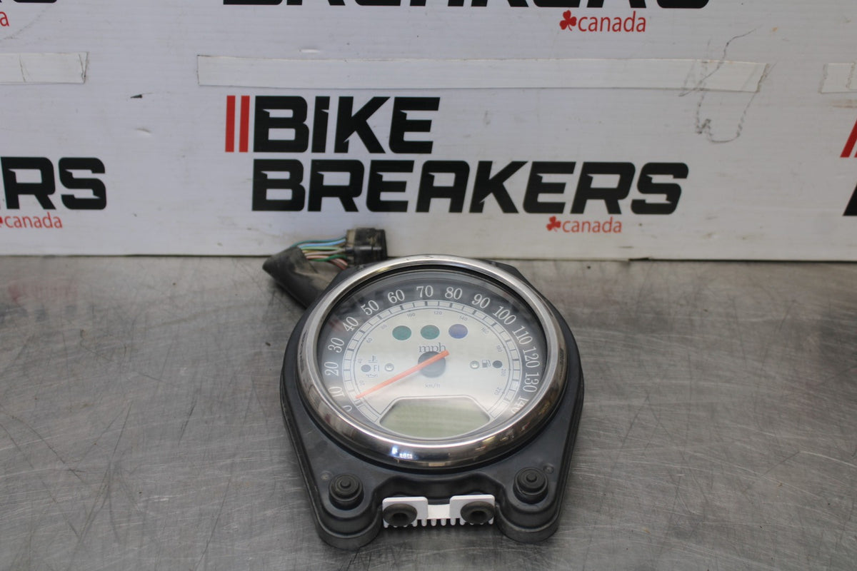 08 KAWASAKI VULCAN 1600 VN1600D NOMAD GAUGES METER SPEEDO TACH BB904