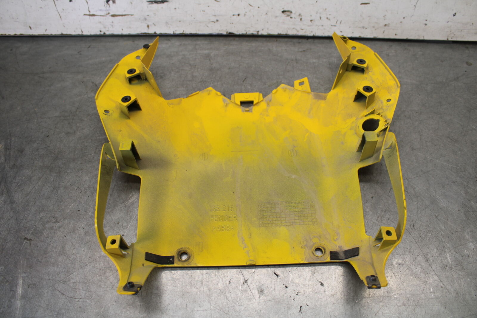 08-16 YAMAHA YZF R6 REAR BACK TAIL UNDERTAIL FAIRING COWL FENDER OEM BB665