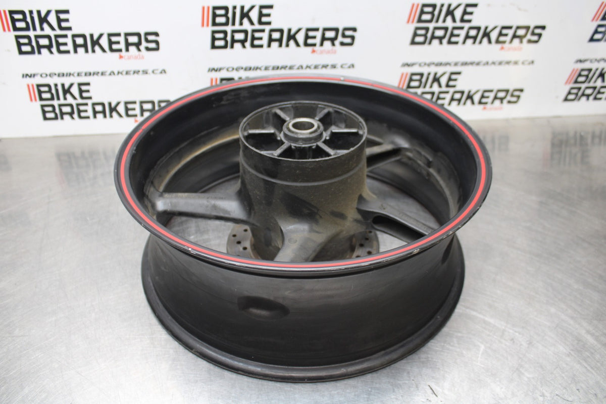 07-08 YAMAHA YZF R1 REAR WHEEL BACK RIM & BACK BRAKE DISC BB771
