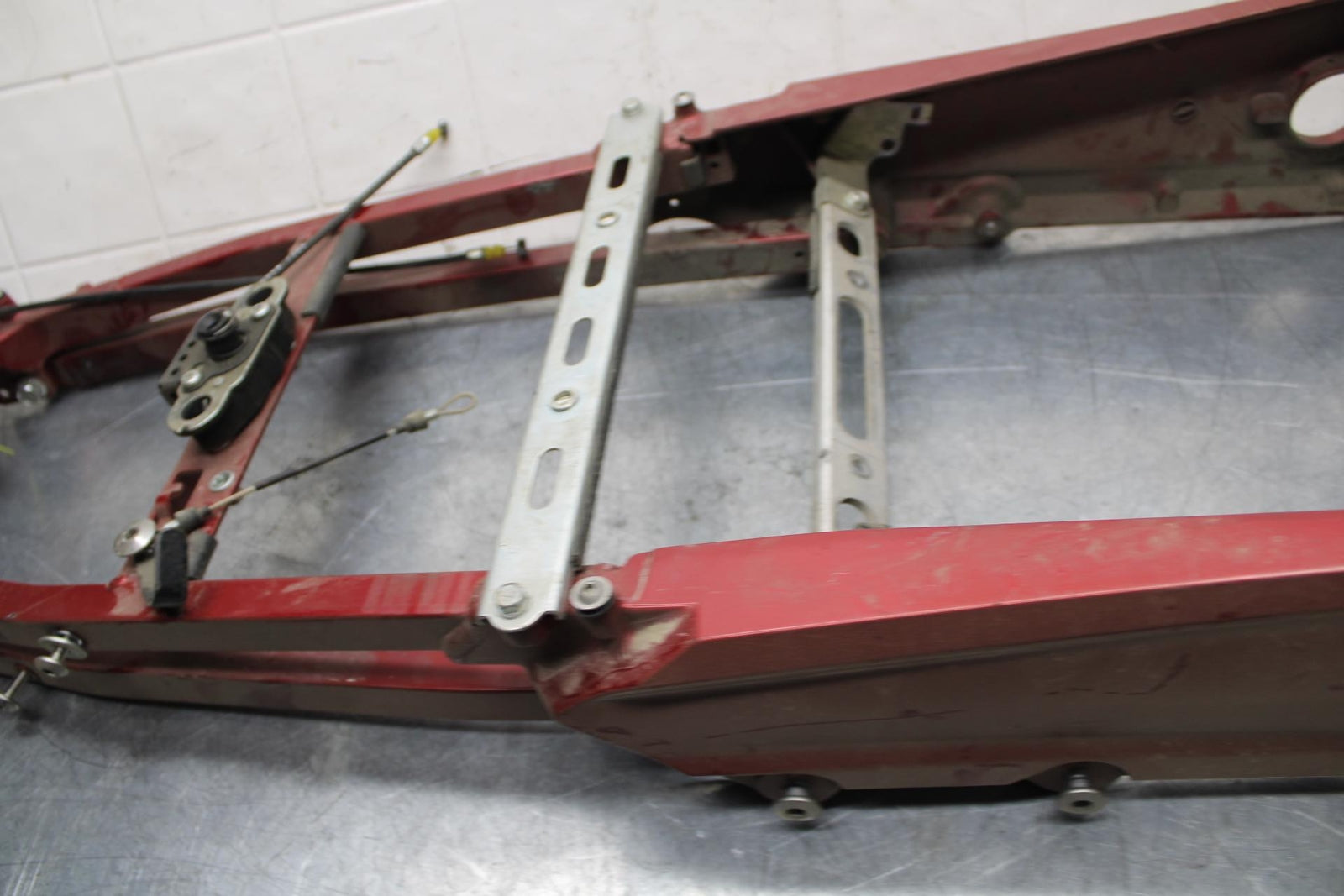 08-09 KAWASAKI NINJA ZX14R REAR SUBFRAME BACK SUB FRAME BB73