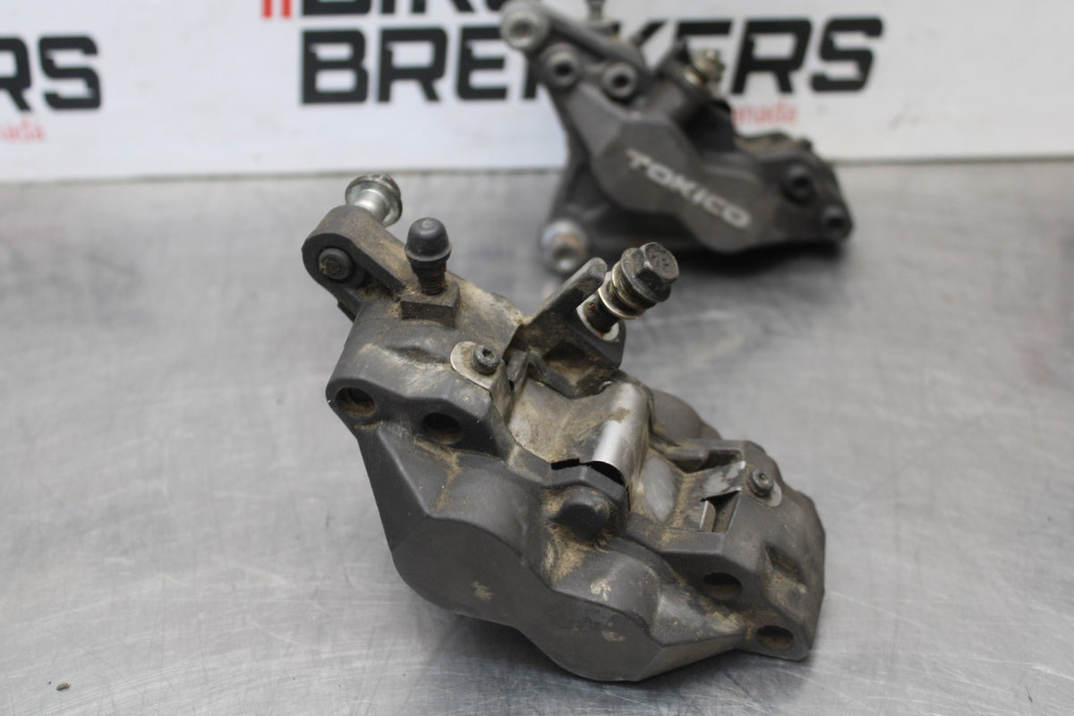 97-00 SUZUKI GSXR600 SRAD RIGHT LEFT FRONT BRAKE CALIPER SET PAIR CALIPERS BB921