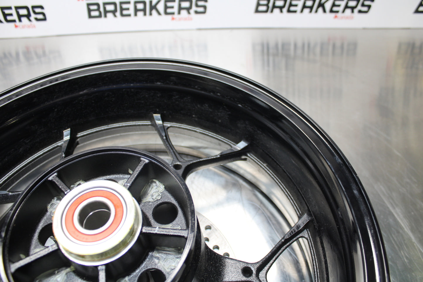 23-24 KAWASAKI NINJA ZX14R NEW!! REAR WHEEL BACK RIM & ROTOR BB141