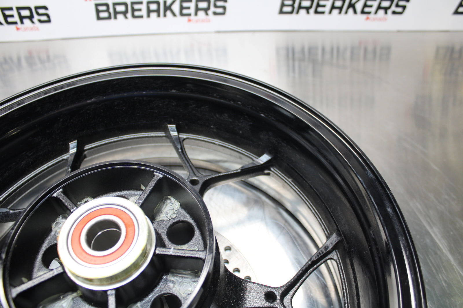 23-24 KAWASAKI NINJA ZX14R NEW!! REAR WHEEL BACK RIM & ROTOR BB141