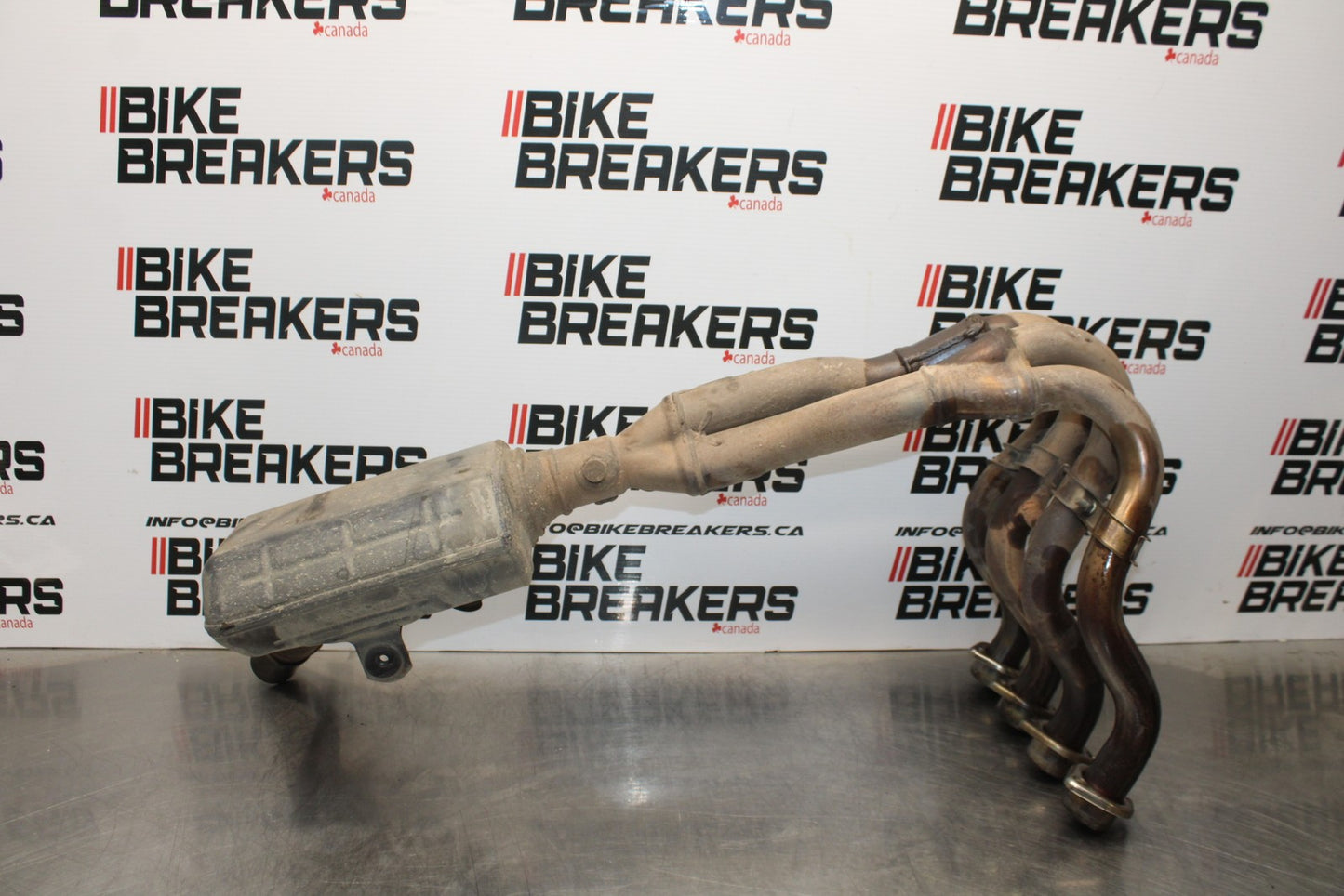 11-22 SUZUKI GSXR 600  EXHAUST HEADER PIPES MANIFOLD BB193