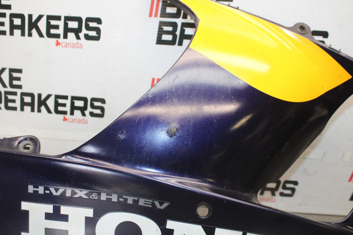 00-01 HONDA CBR929RR RIGHT LOWER BOTTOM BELLY SIDE FAIRING COWL  BB925