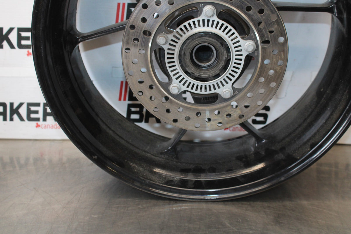 16 APRILIA TUONO V4 1100 REAR WHEEL BACK RIM & ROTOR BB905
