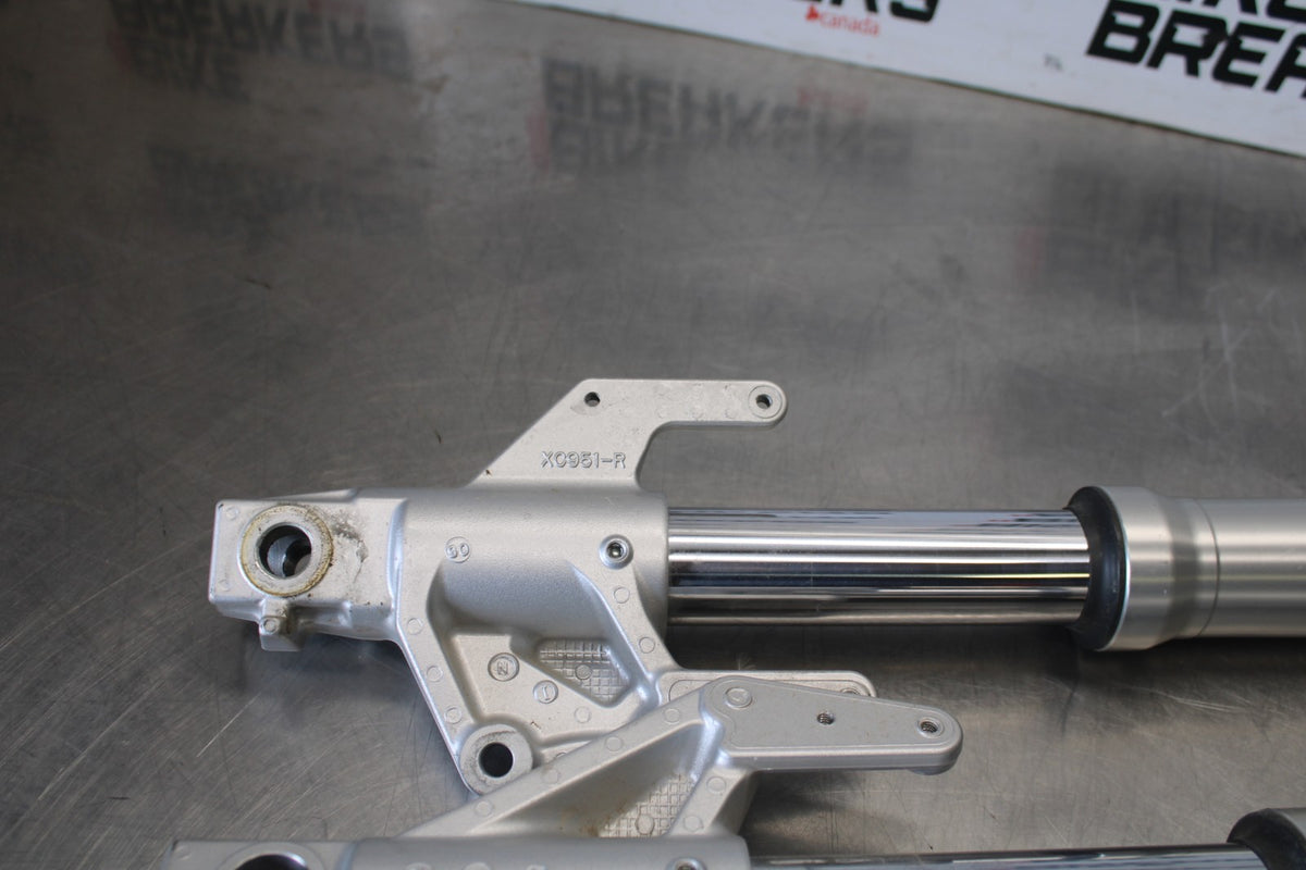 07 SUZUKI BOULEVARD M50 FRONT FORKS SHOCK SUSPENSION SET PAIR BB897