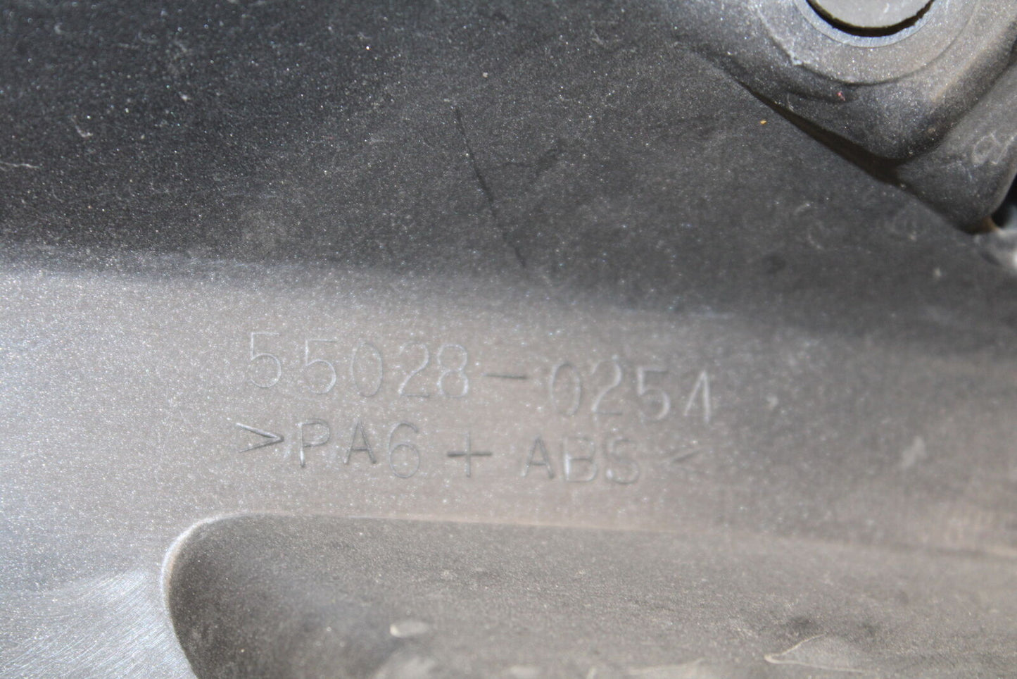 09-12 KAWASAKI NINJA ZX6R RIGHT LEFT MID UPPER SIDE FAIRING COWL PLASTIC BB698