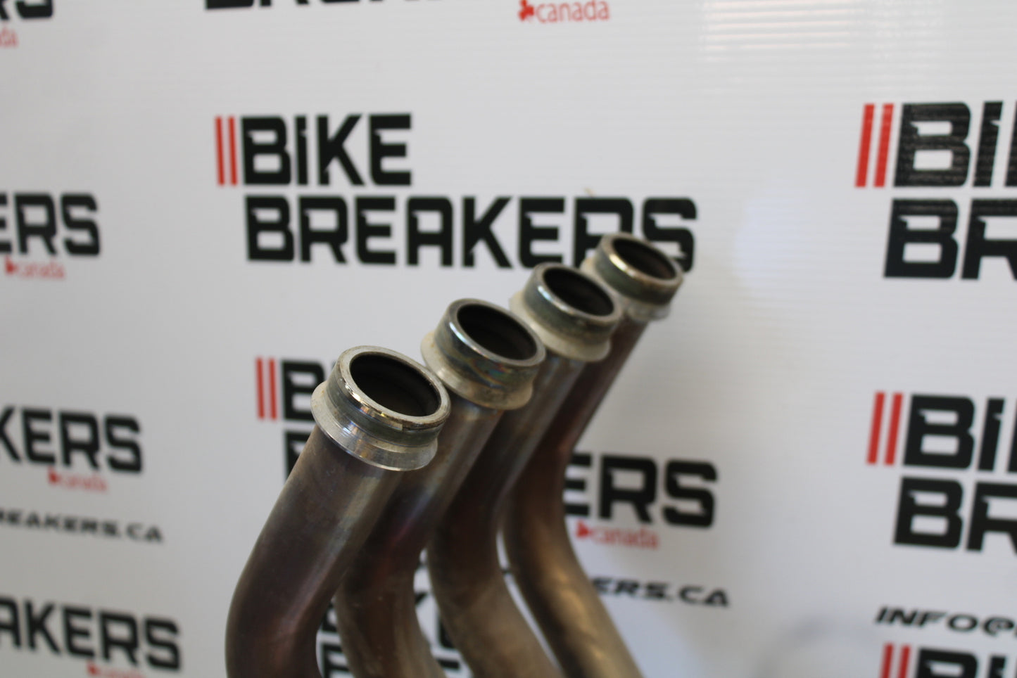 09-15 YAMAHA FZ6R FULL EXHAUST SYSTEM HEADERS PIPE MUFFLER BB161