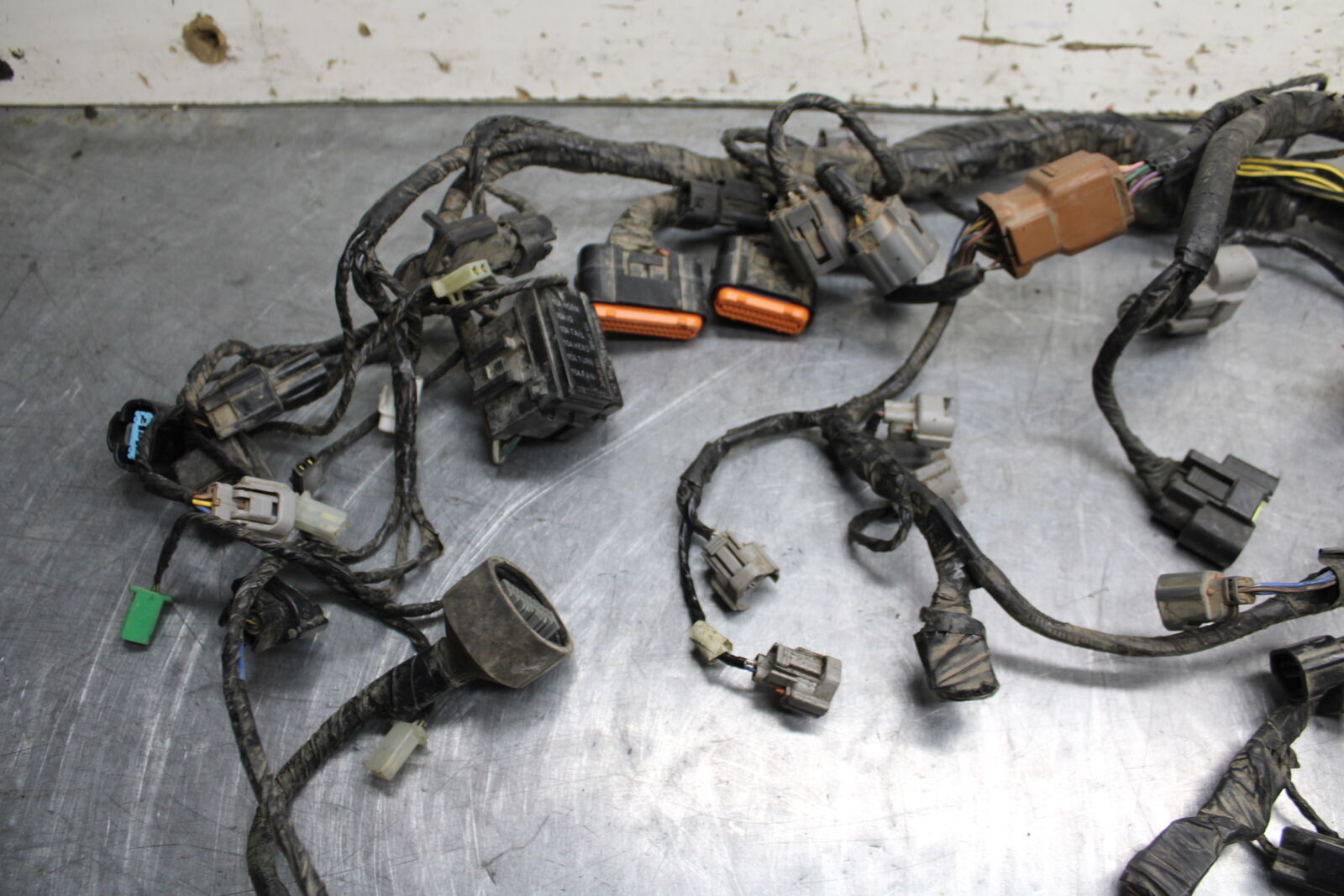 06-07 KAWASAKI NINJA ZX10R MAIN ENGINE WIRING HARNESS MOTOR WIRE LOOM BB115