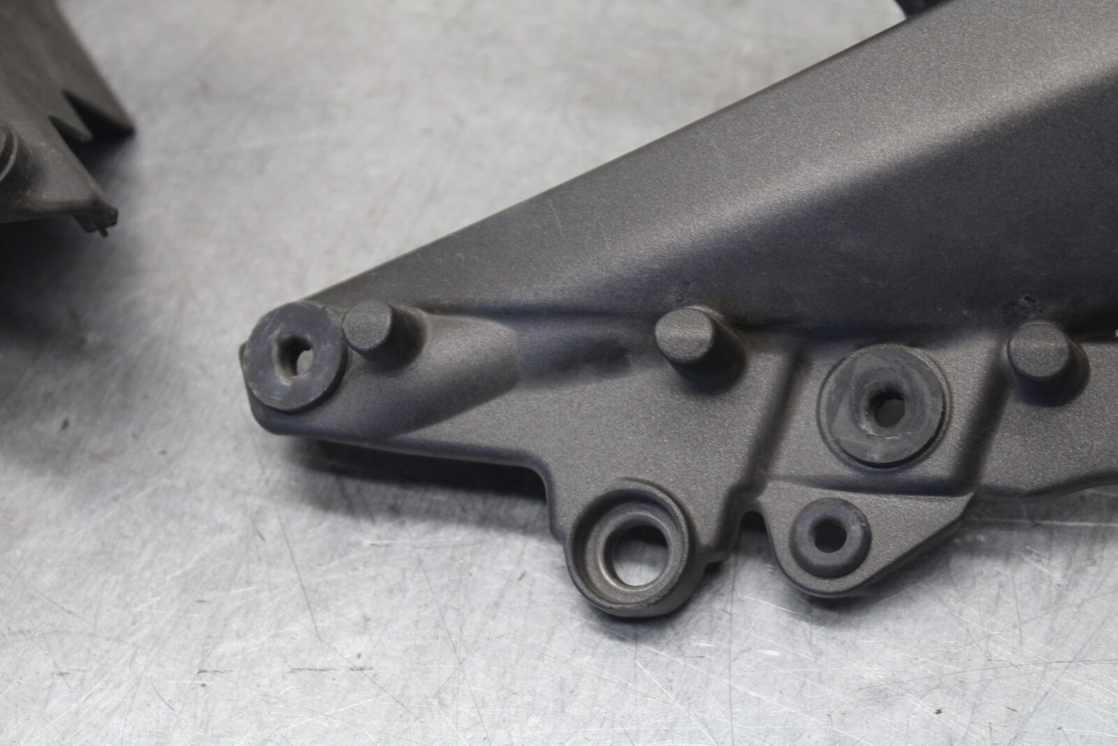 09-12 KAWASAKI NINJA ZX6R RIGHT LEFT MID UPPER SIDE FAIRING COWL PLASTIC BB698