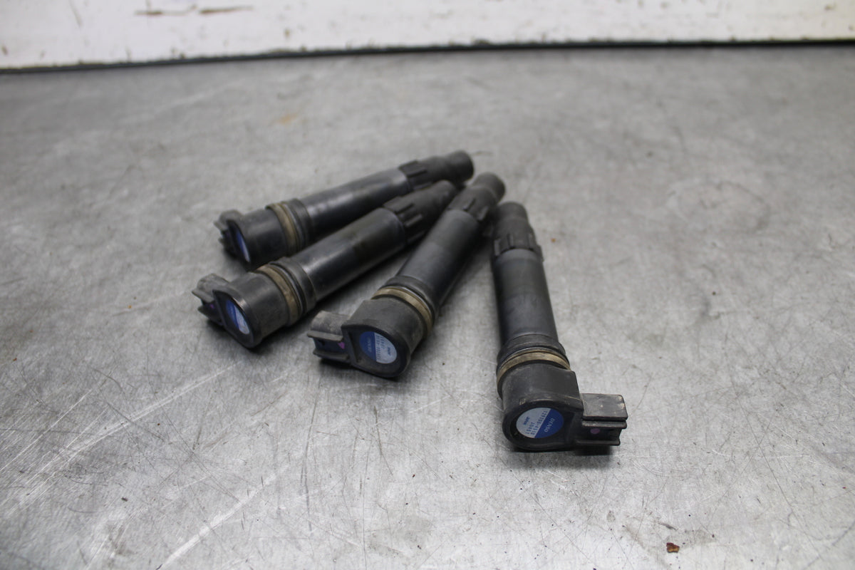 07-12 HONDA CBR600RR IGNITION COILS COIL SPARK PLUG CAPS 30700-MEE-641 BB672
