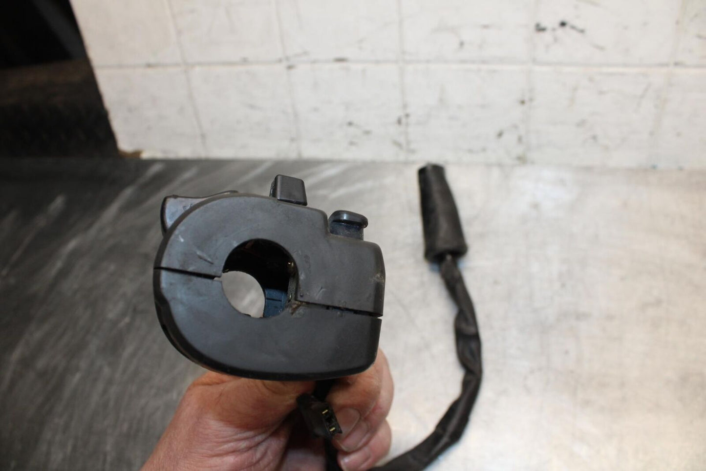 08-12 KAWASAKI NINJA 250R EX250J LEFT CLIP ON HANDLE HORN SIGNALS SWITCH BB496