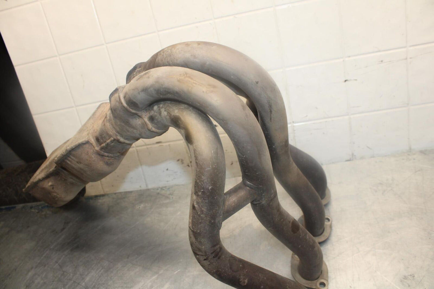 07-08 KAWASAKI NINJA ZX6R EXHAUST HEADER PIPES MANIFOLD 39178-0070 BB456